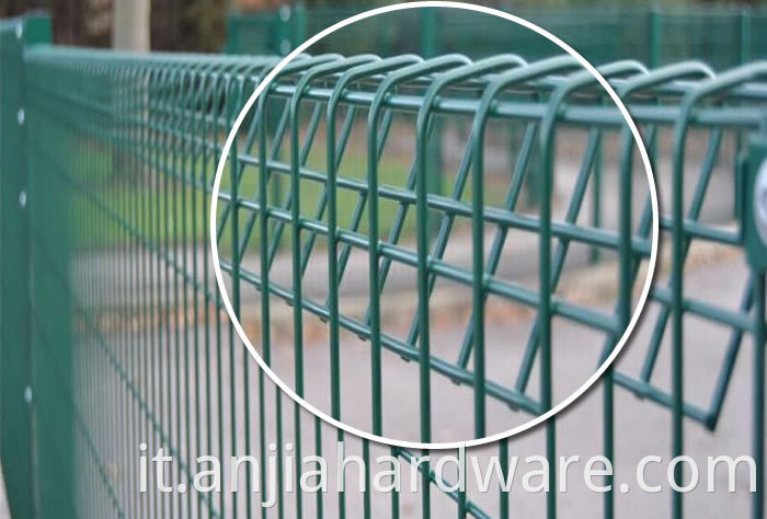 triangle garden fence